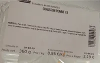 Chaussons aux pommee