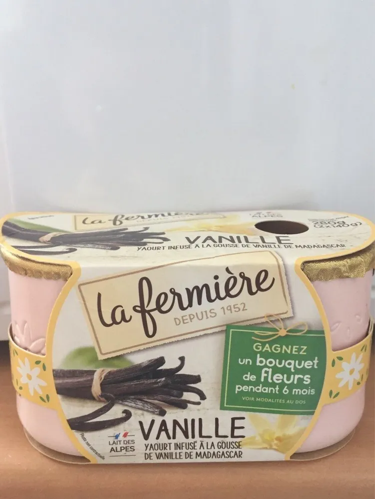Yaourt infusé à la gousse de vanille de madagascar