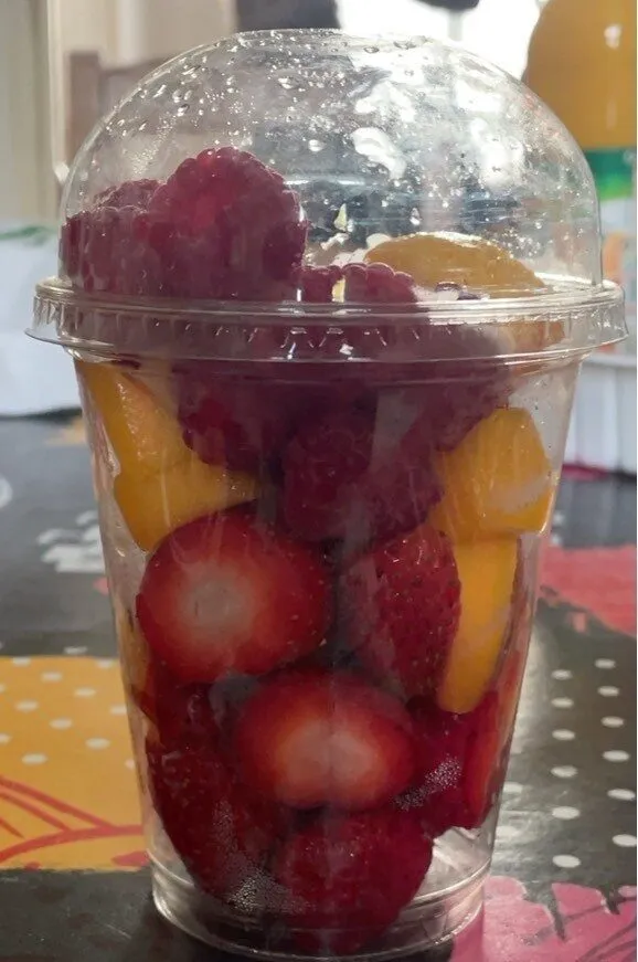 Trio fraise/mangue/framboise