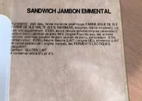 Sandwich jambon emmental