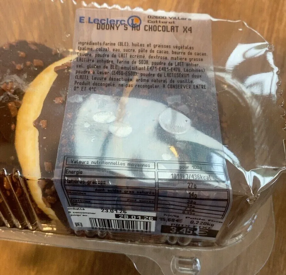 Doony’s au chocolat