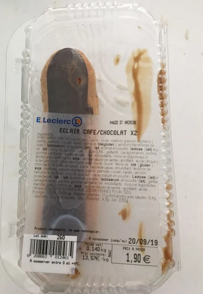 Eclair café/chocolat