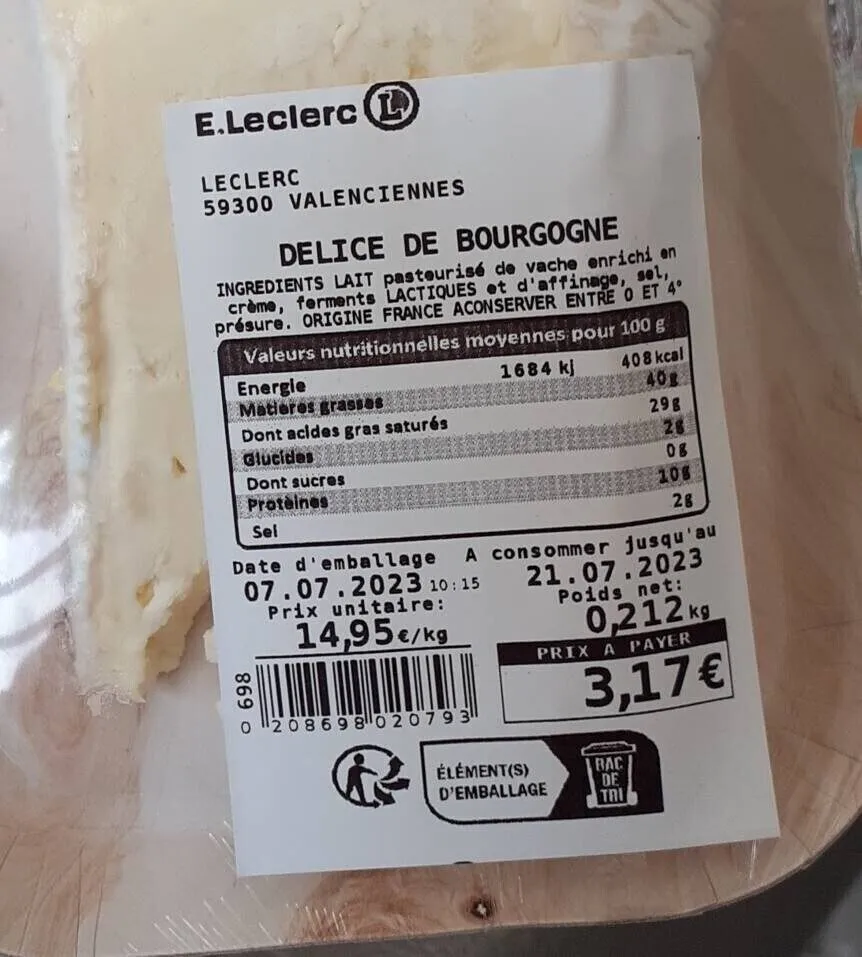 Délice de bourgogne