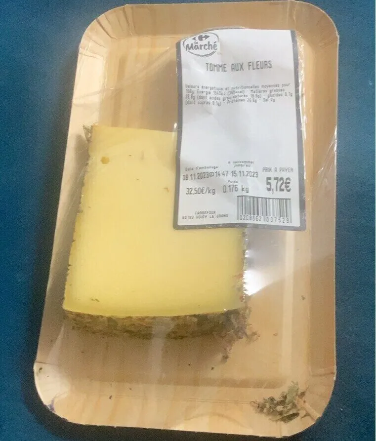 Tomme aux fleurs