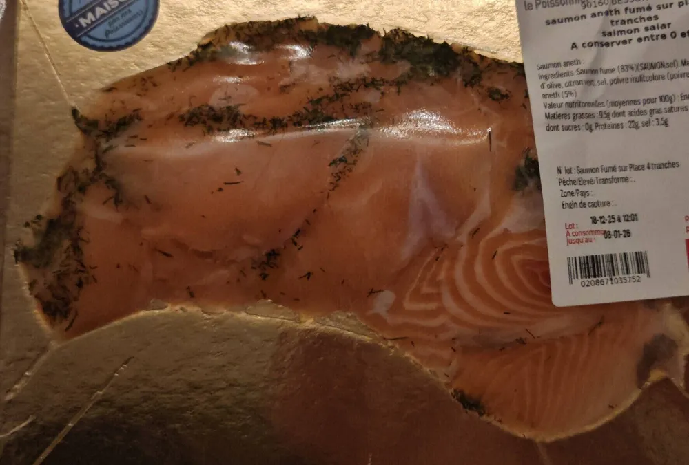 Saumon fumé aneth