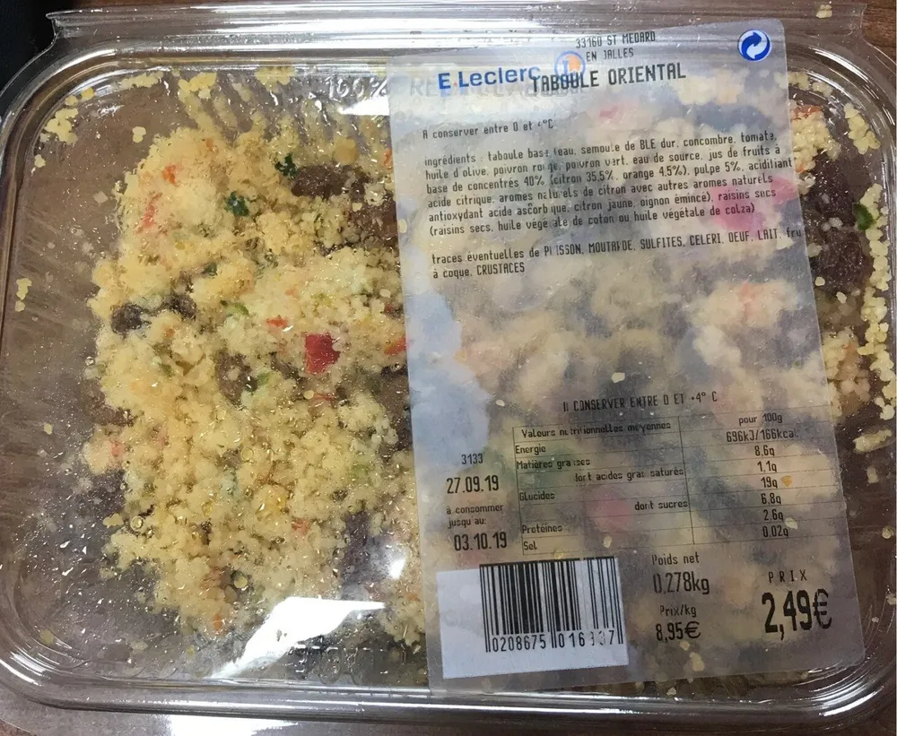Taboule oriental
