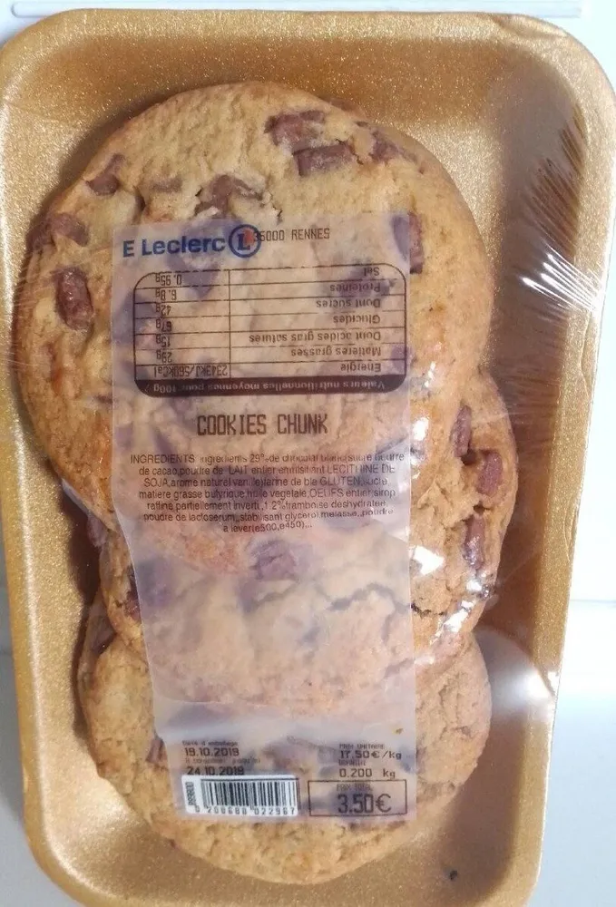 Cookies chunk