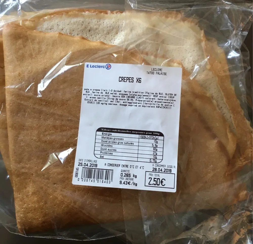 Crepes *6