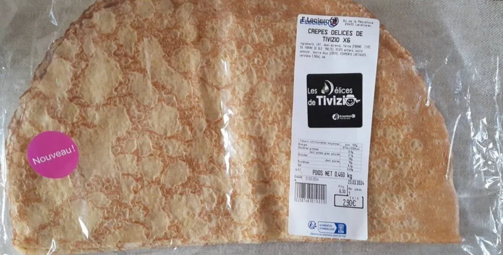 Crepes délices de Tivizio x6