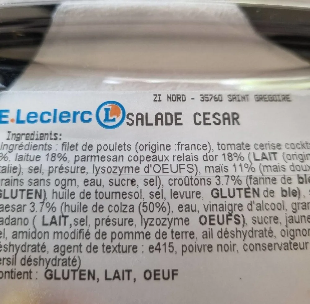 Salade césar