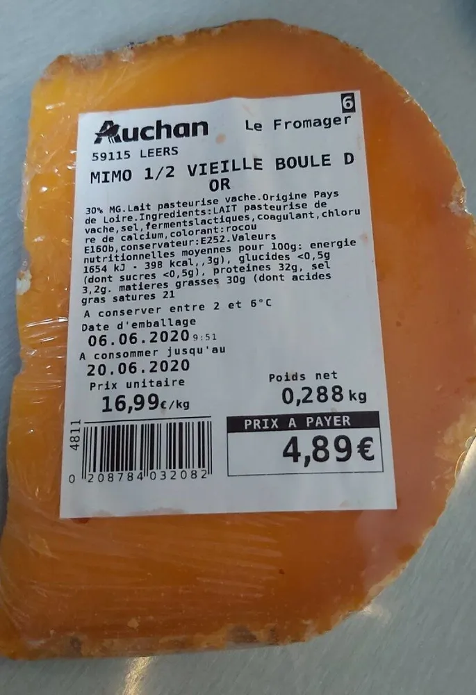 Mimolette 1/2 vielle