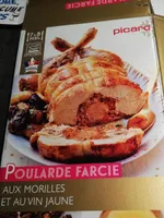 Poularde farcie au morilles