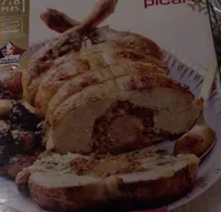 Poularde farcie au morilles et au vin blanc
