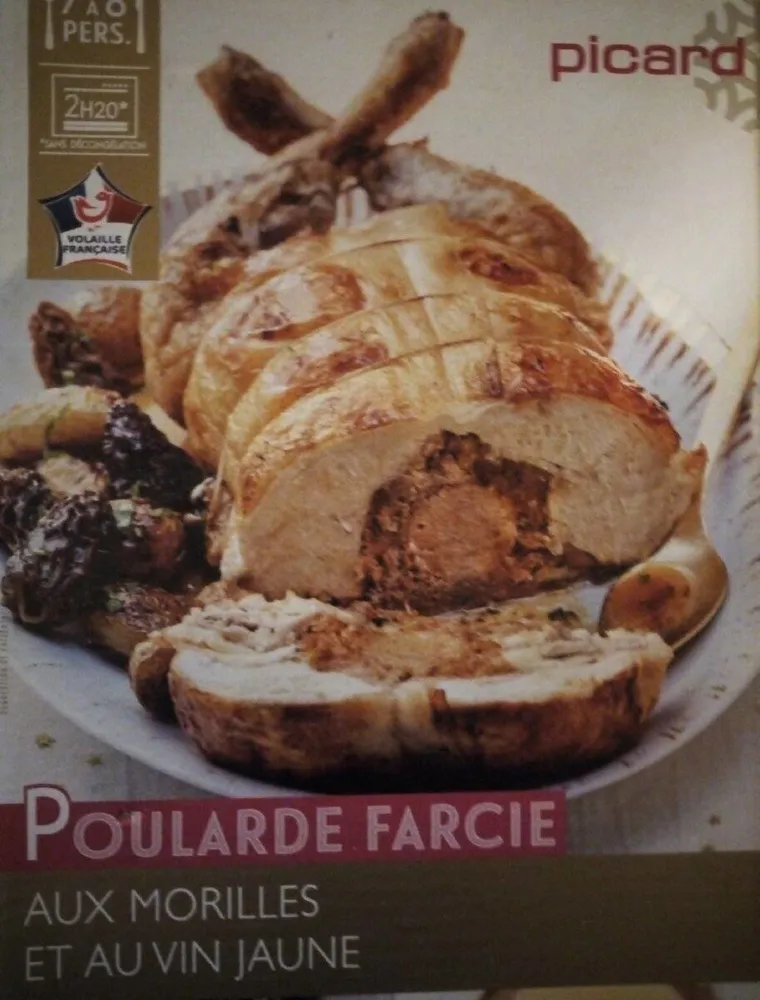Poularde farcie aux morilles et vin jaune