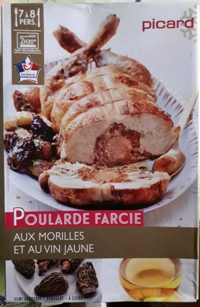 Poularde farcie aux morilles et au vin jaune