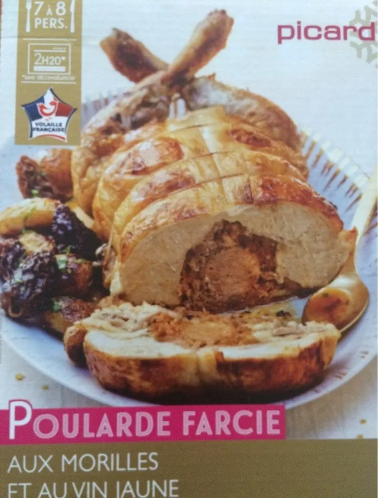 Poularde farcie aux morilles et au vin jaune