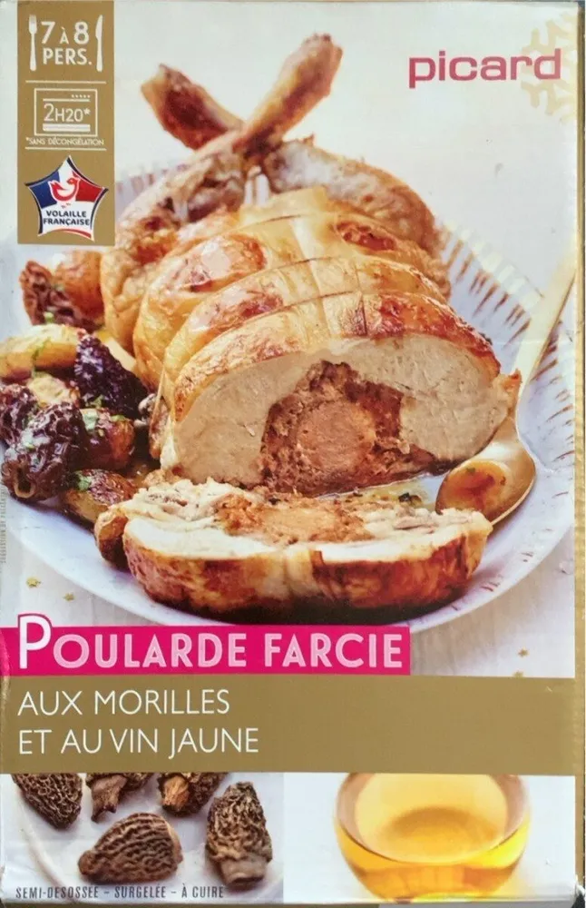 Poularde farcie aux morilles