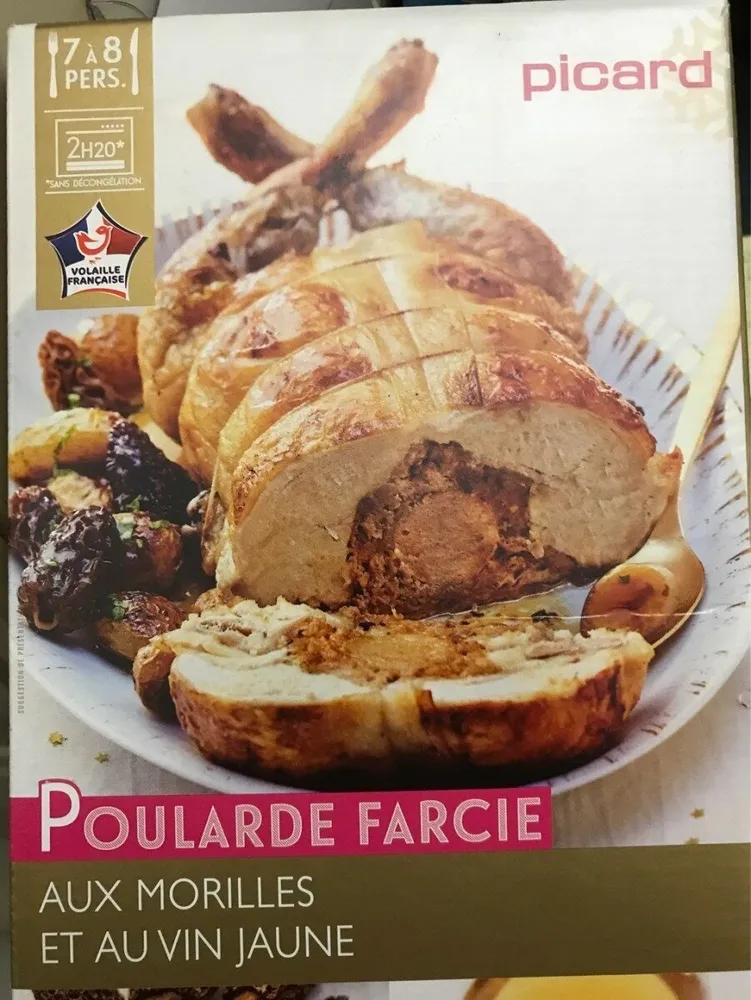Poularde farcie aux morilles et au vin jaune