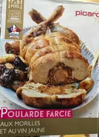 Poularde farcie aux morilles et au vin jaune