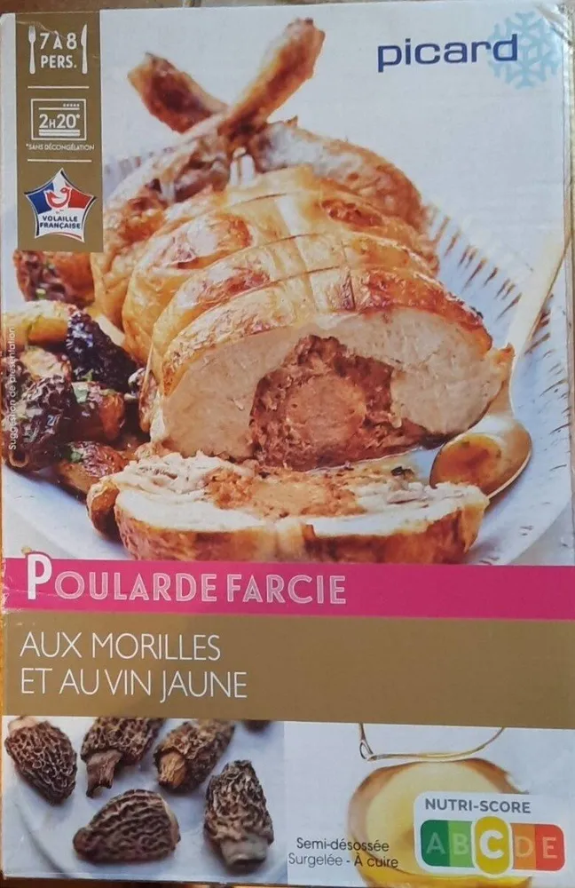 Poularde farcie aux morilles et au vin jaune