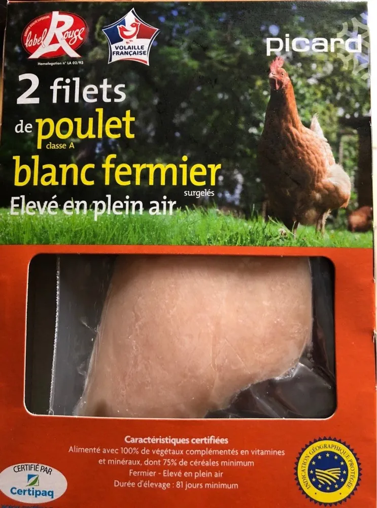 Filets de poulet