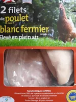 2 filets de poulet blanc fermier LR