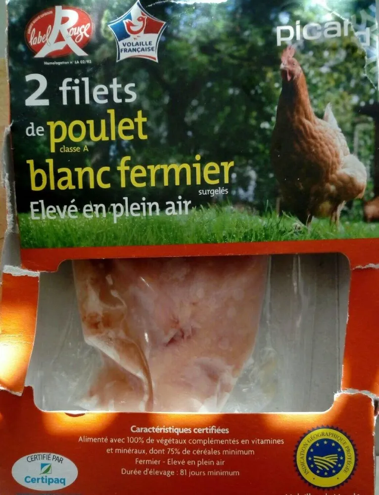 Filets de poulet
