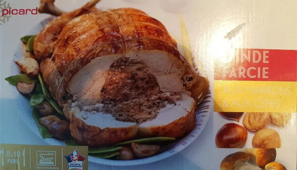 Dinde farcie aux marrons & aux cepes