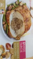 Dinde farcie aux marrons et aux cèpes