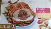 Dinde farcie aux marrons et aux cèpes
