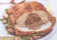 Dinde farcie aux marrons et aux cèpes