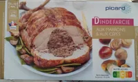 Dinde farcie aux marrons et aux cèpes