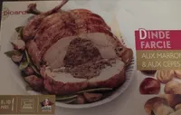 Dinde farcie au marrons et aux cèpes