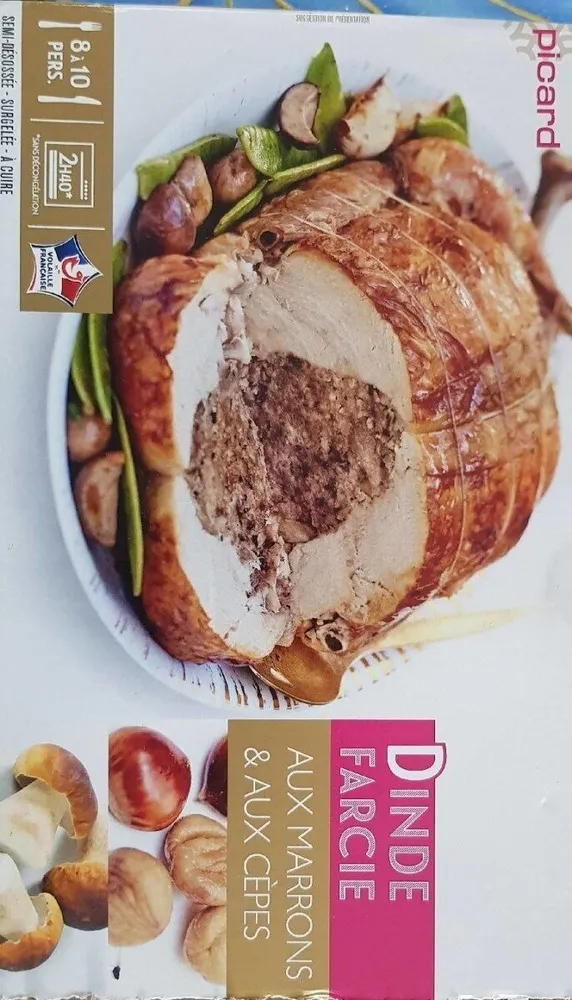 Dinde farcie surgelée
