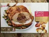 Dinde farcie aux marrons et aux cèpes