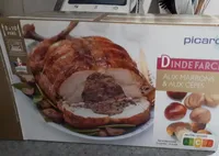 Dinde farcie aux marrons et aux cepes
