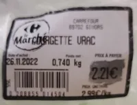 Courgette vrac