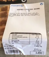 Gaufre liegoises decong