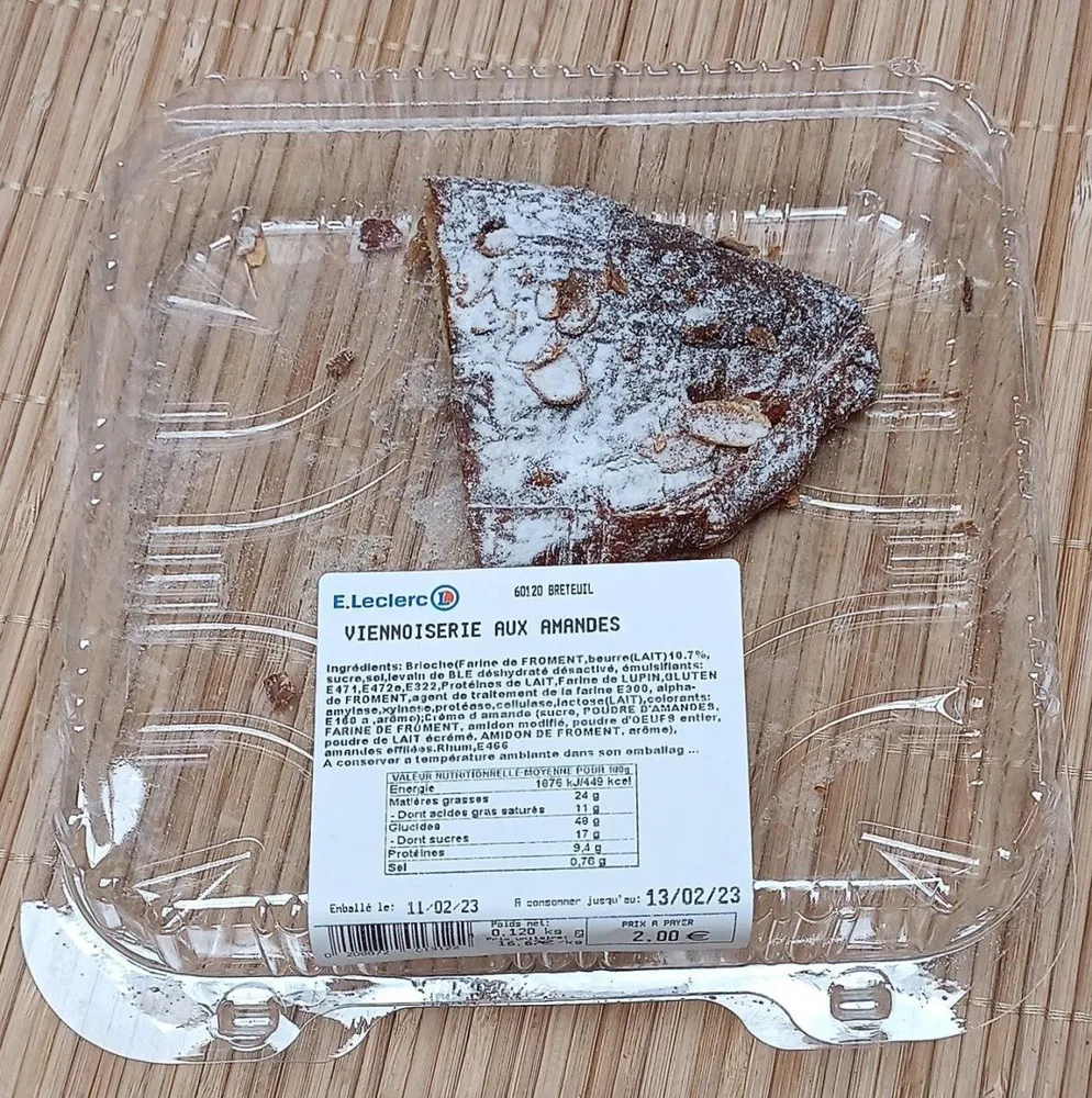 Viennoiseries aux amandes