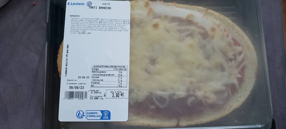 Tarti bambino