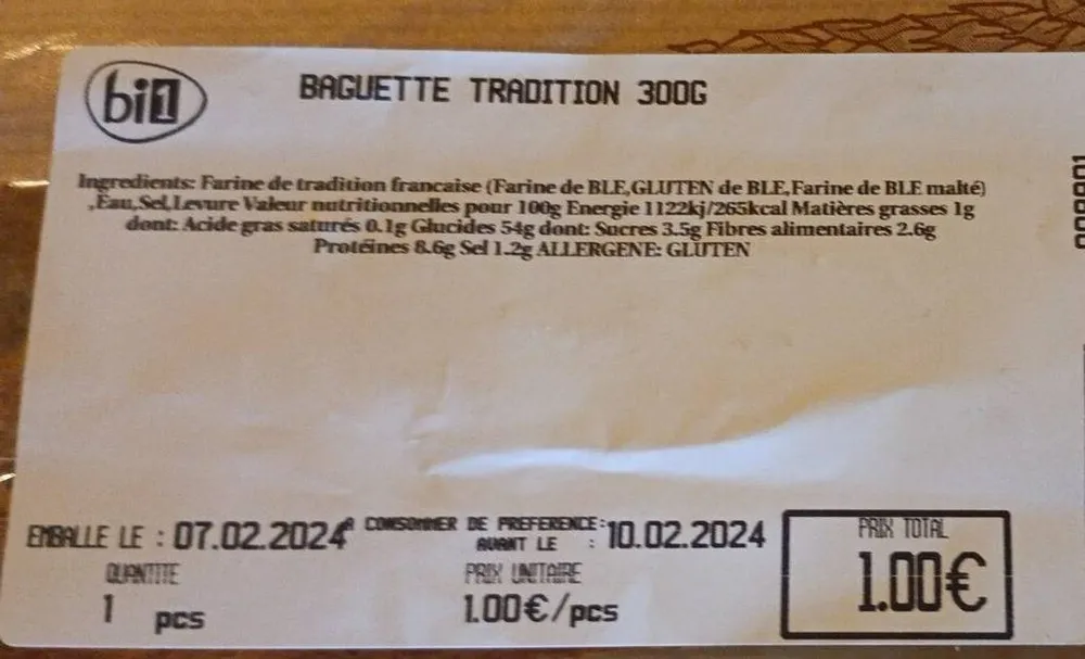 Baguette tradition