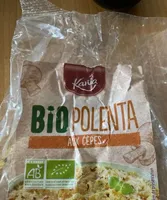 Bio polenta aux cèpes