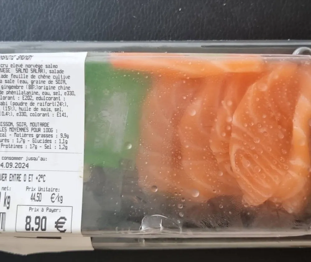 Sashimi Saumon