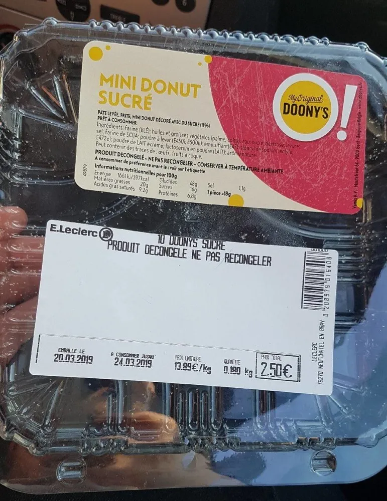 Mini donut sucré