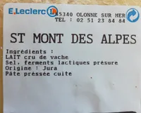 Saint Mont des Alpes