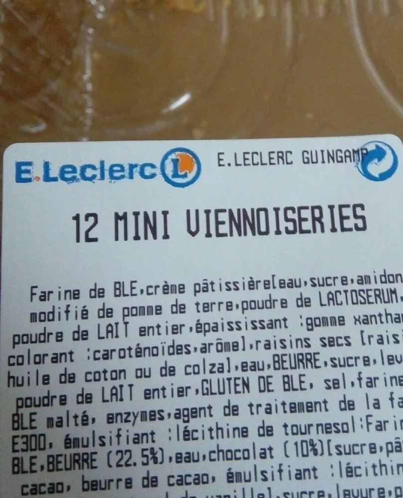 12 mini viennoiseries