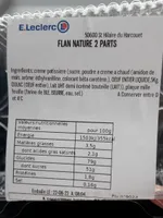 Flan nature
