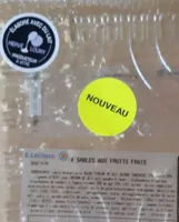 4 sablés aux fruits frais