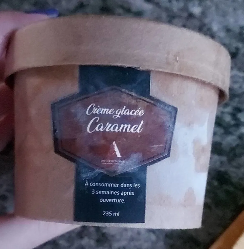Crème glacée Caramel