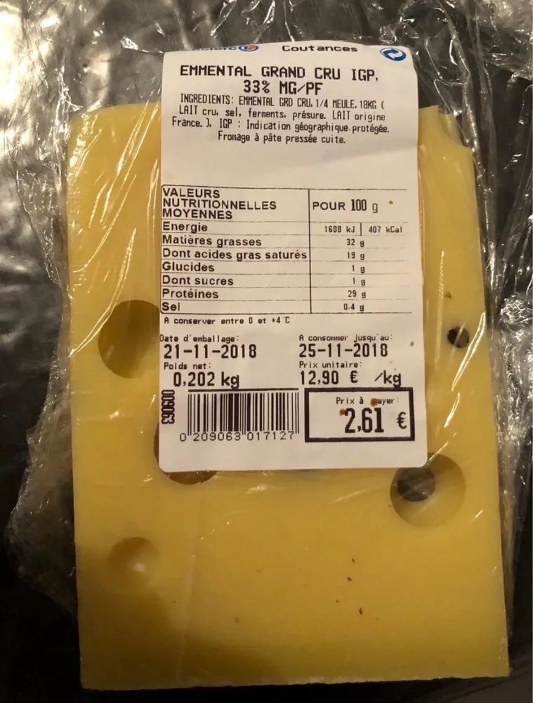 Emmental grand cru IGP
